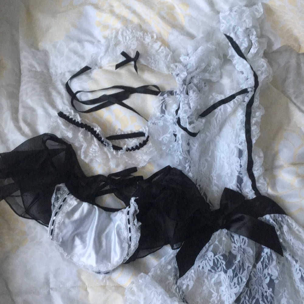 4pc maid costume